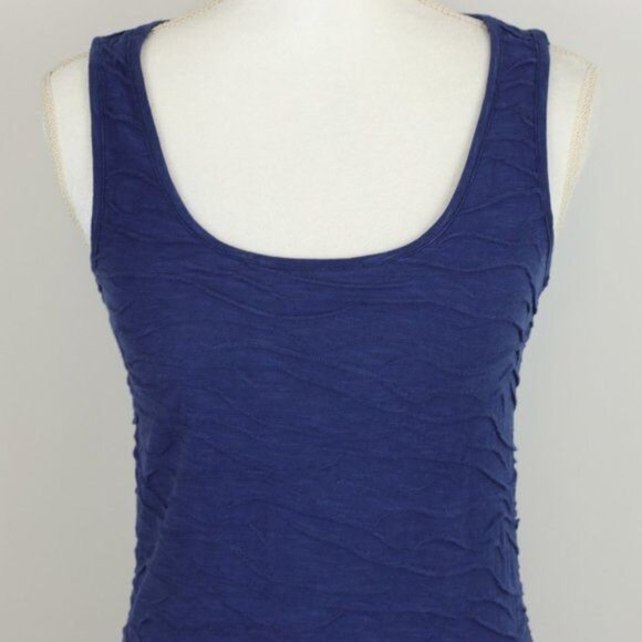 Horny Toad Samba Wave Women's XS Blue Knit Scoop Neck Jersey Sheath Dress - Picture 2 of 8